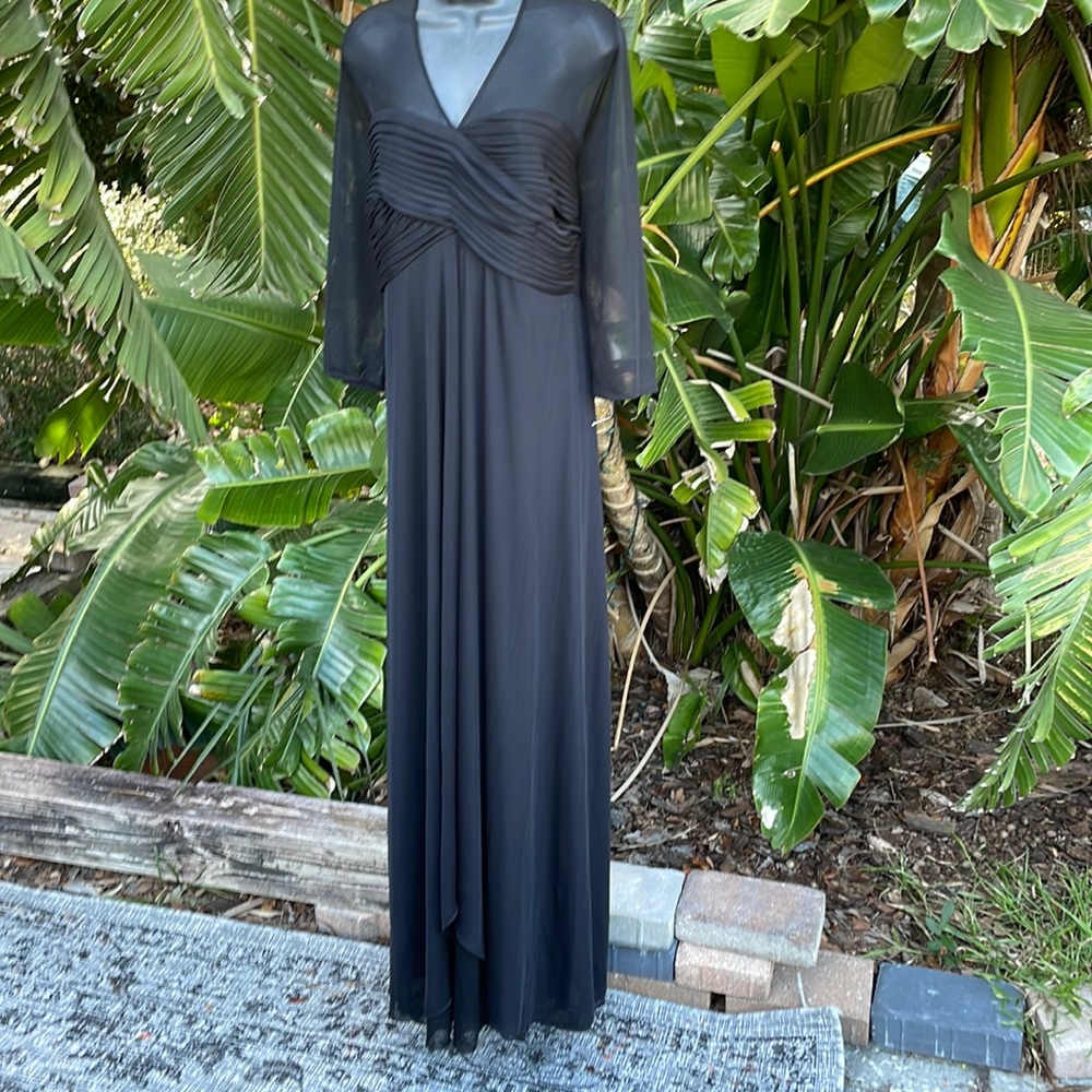 Alex evening, illusion, mesh gown